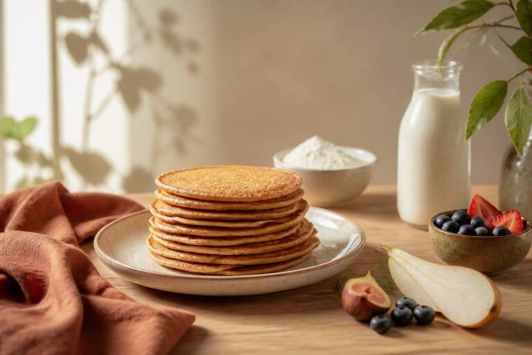 Crêpes gourmandes : la recette facile et saine, sans gluten ni lactose !